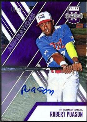 Robert Puason [Autograph Aspirations Purple] #177