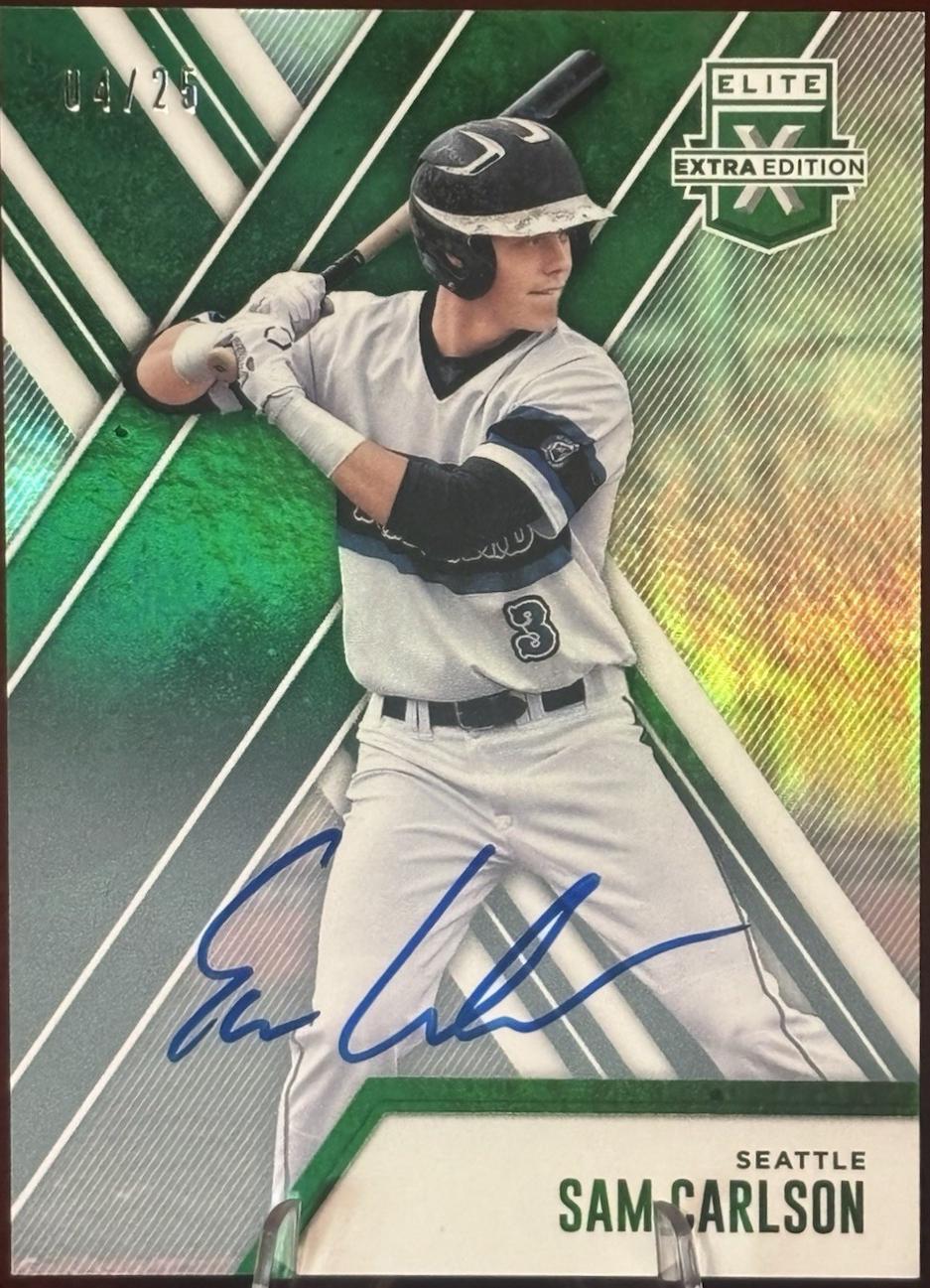 Sam Carlson [Autograph Aspirations Purple] #55