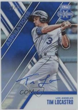 Tim Locastro [Autograph Aspirations Blue] #81