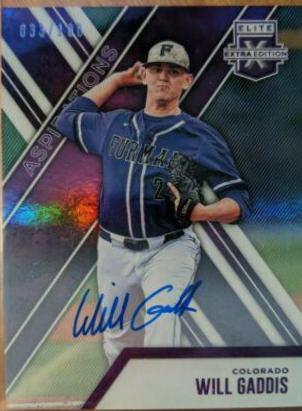 Will Gaddis [Autograph Aspirations Purple] #86