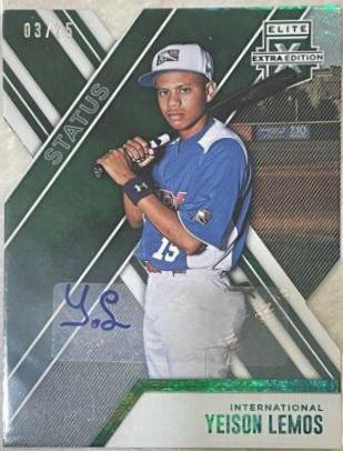 Yeison Lemos [Autograph Aspirations Blue] #175
