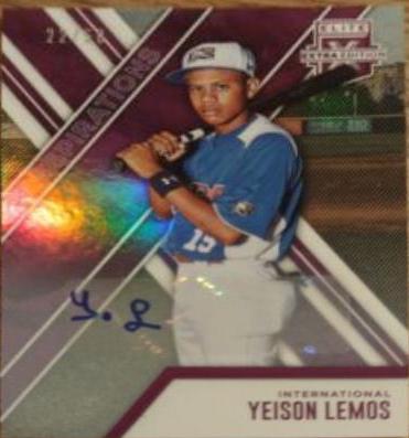 Yeison Lemos [Autograph Aspirations Purple] #175