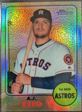 A.J. Reed [Chrome Gold Refractor] #479