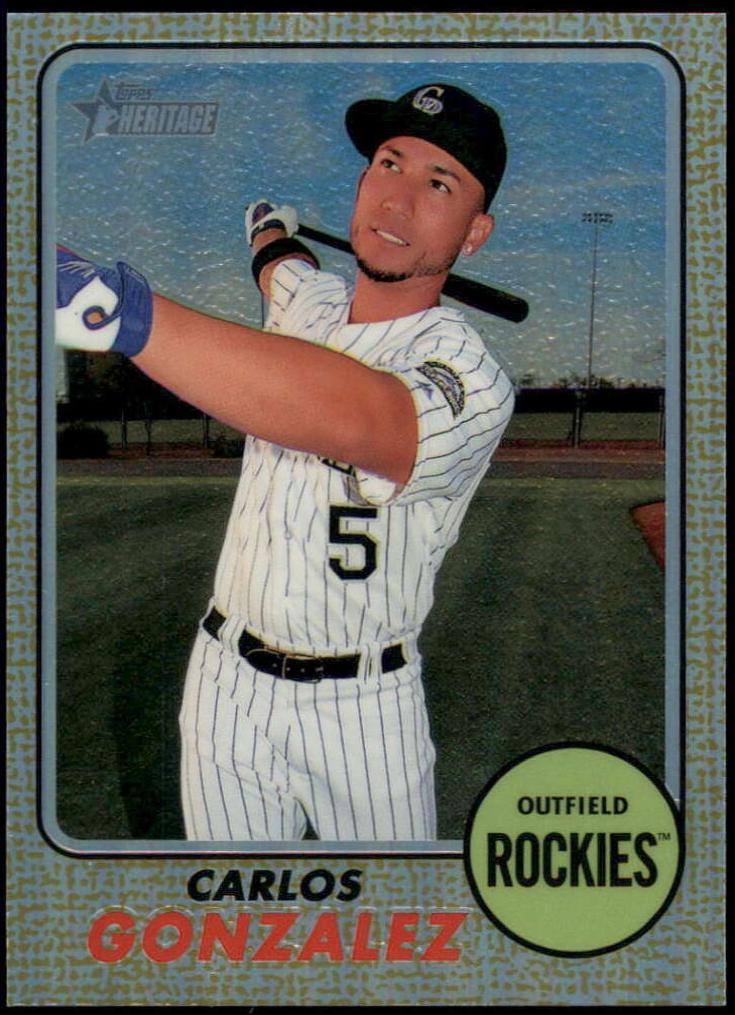 Carlos Gonzalez [Chrome Gold Refractor] #437