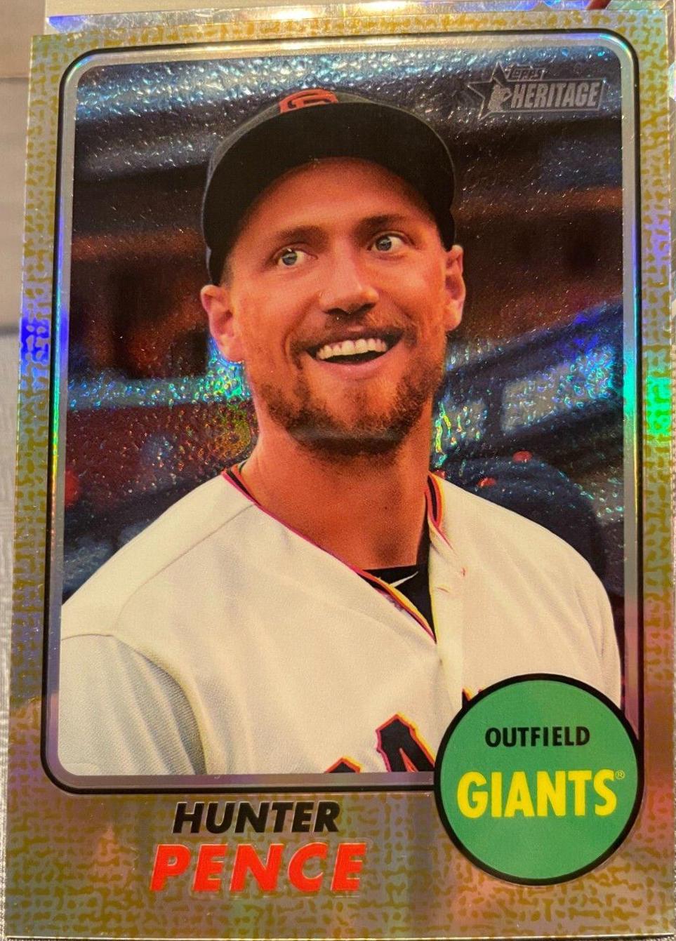 Hunter Pence [Chrome Gold Refractor] #439
