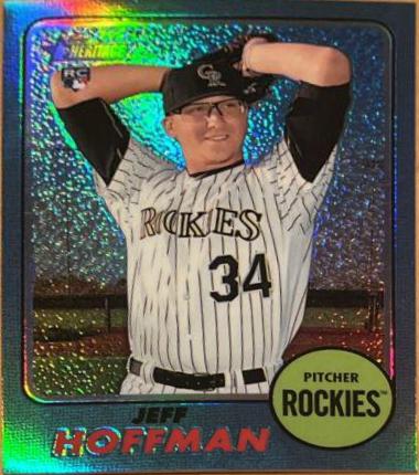 Jeff Hoffman [Chrome Blue Refractor] #651