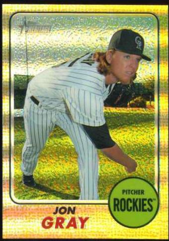 Jon Gray [Chrome Gold Refractor] #463