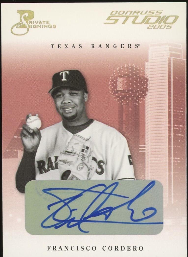 Francisco Cordero [Autograph Gold] #278