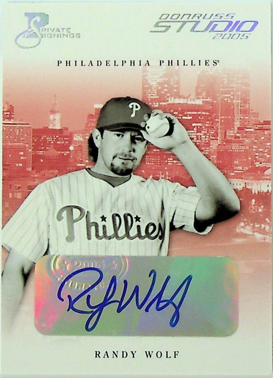 Randy Wolf [Autograph Silver] #221