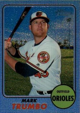 Mark Trumbo [Chrome Blue Refractor] #461