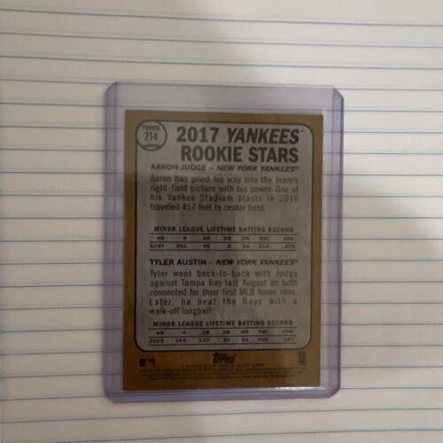Yankees 2017 Rookie Stars: Aaron Judge / Tyler Austin [Gray Back] #214
