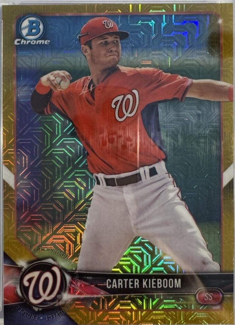 Carter Kieboom [Gold Refractor] #BCP-7