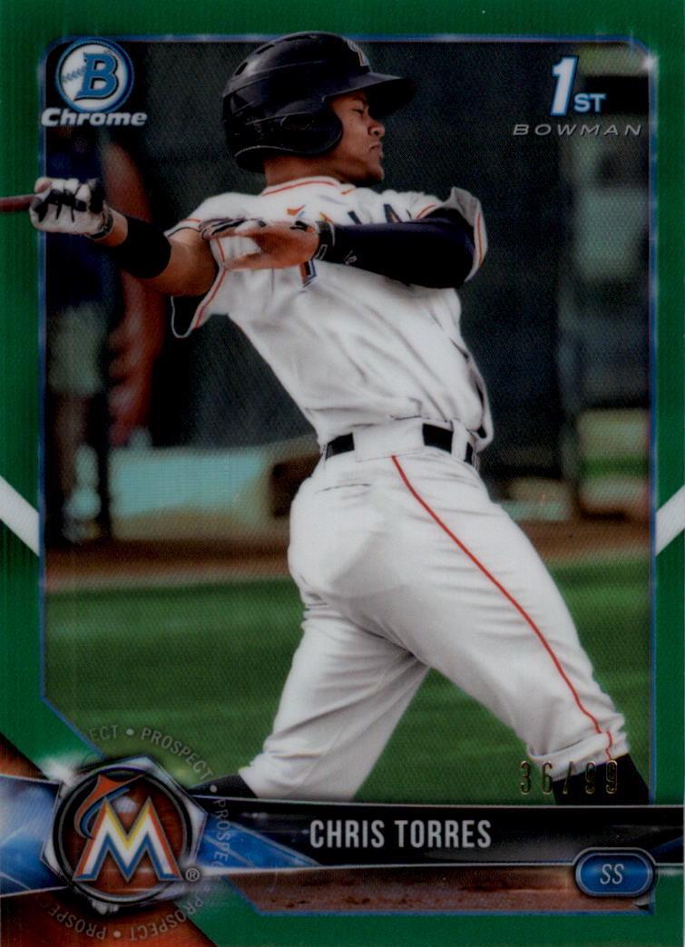 Chris Torres [Green Refractor] #BCP-207