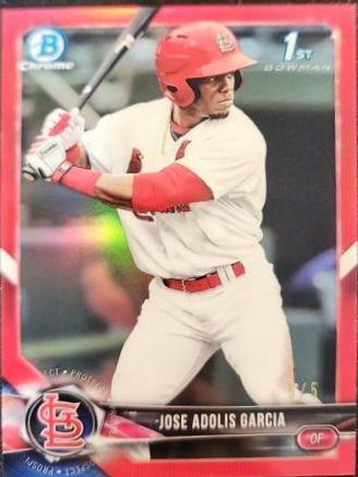 Jose Adolis Garcia [Red Refractor] #BCP-121