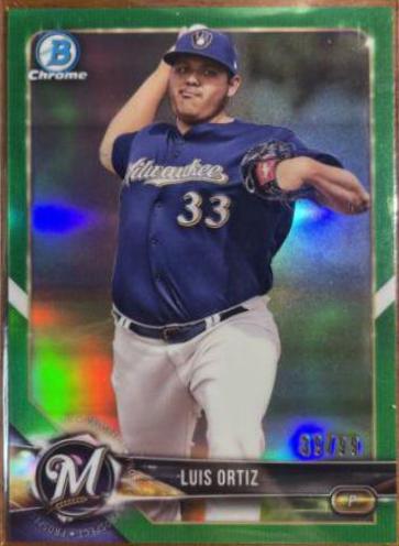 Luis Ortiz [Green Refractor] #BCP-157