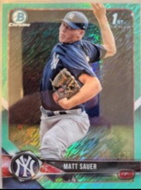 Matt Sauer [Aqua Shimmer Refractor] #BCP-102