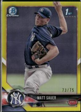 Matt Sauer [Canary Yellow Refractor] #BCP-102