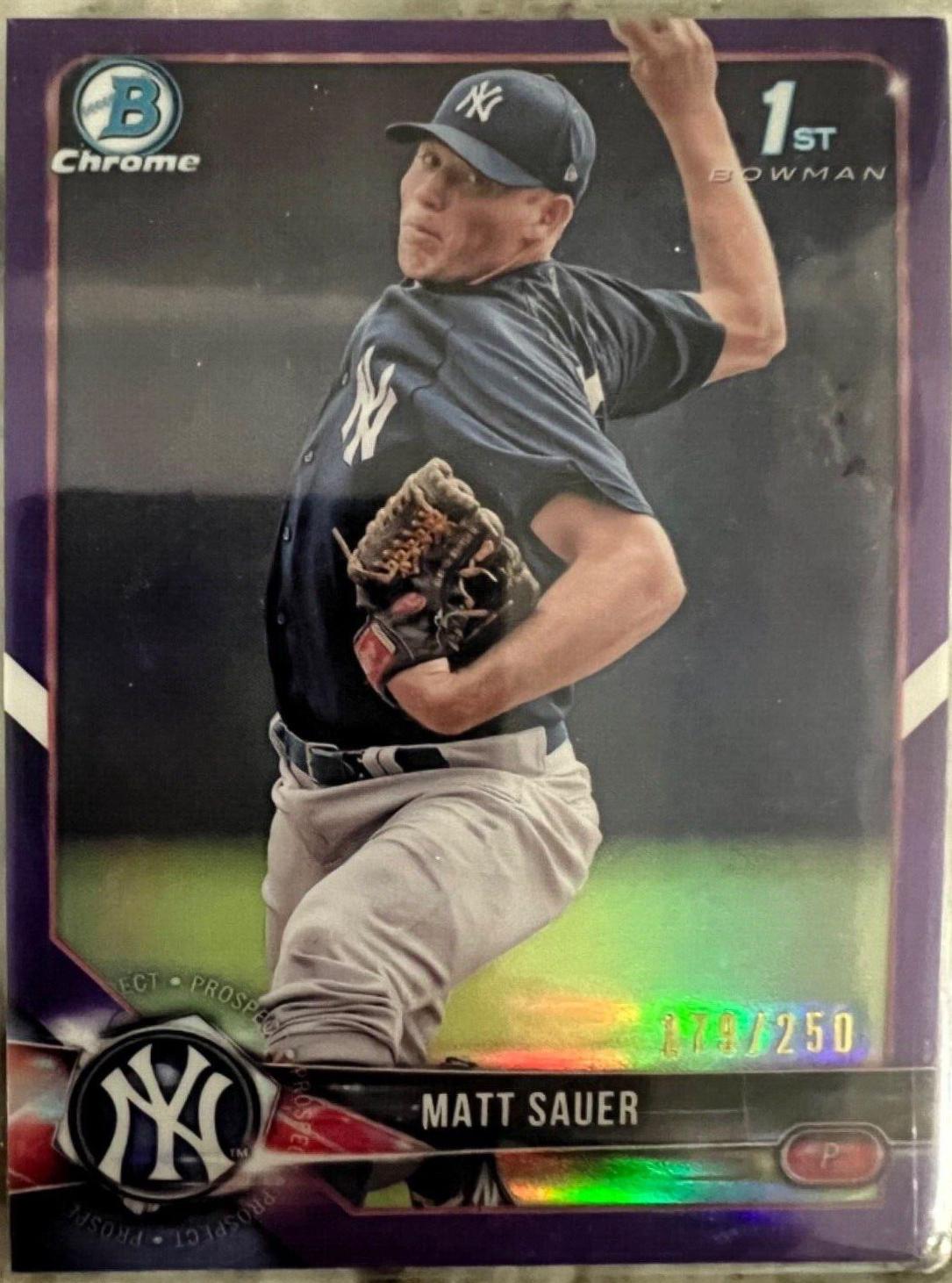 Matt Sauer [Purple Refractor] #BCP-102