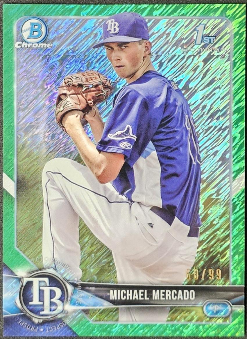 Michael Mercado [Green Shimmer Refractor] #BCP-16