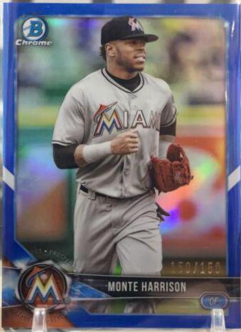 Monte Harrison [Blue Refractor] #BCP-238