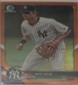Nick Solak [Orange Refractor] #BCP-104