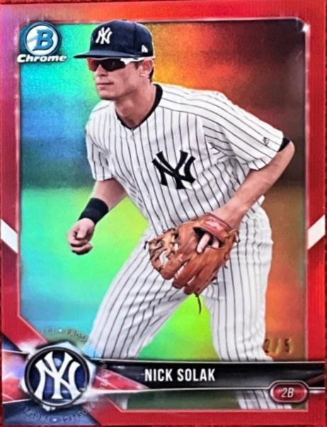 Nick Solak [Red Refractor] #BCP-104