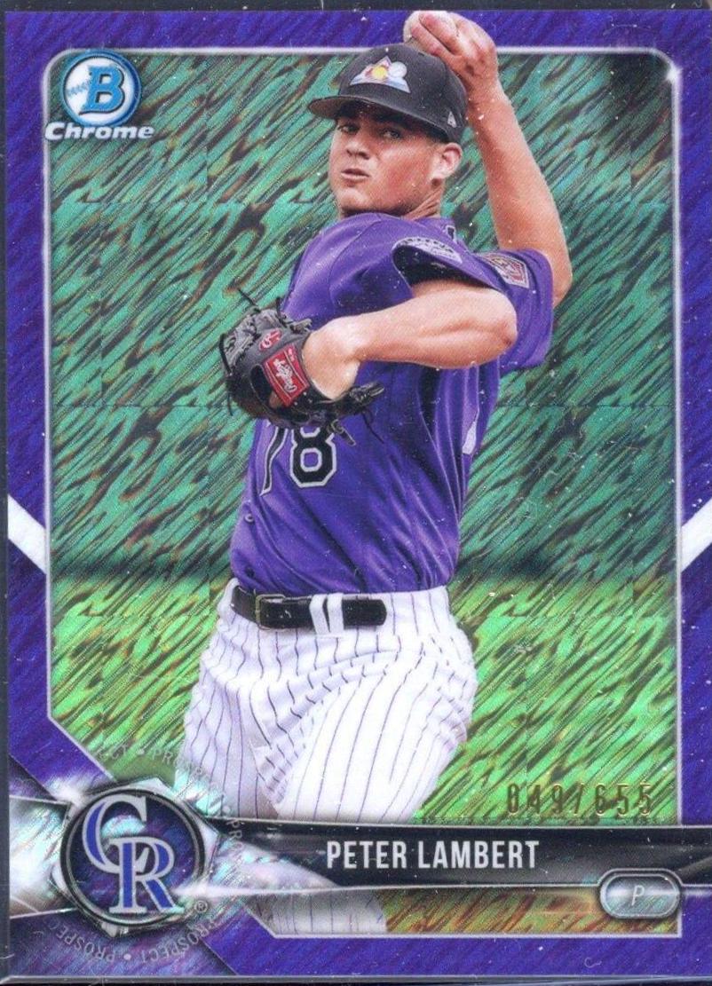 Peter Lambert [Purple Shimmer Refractor] #BCP-179