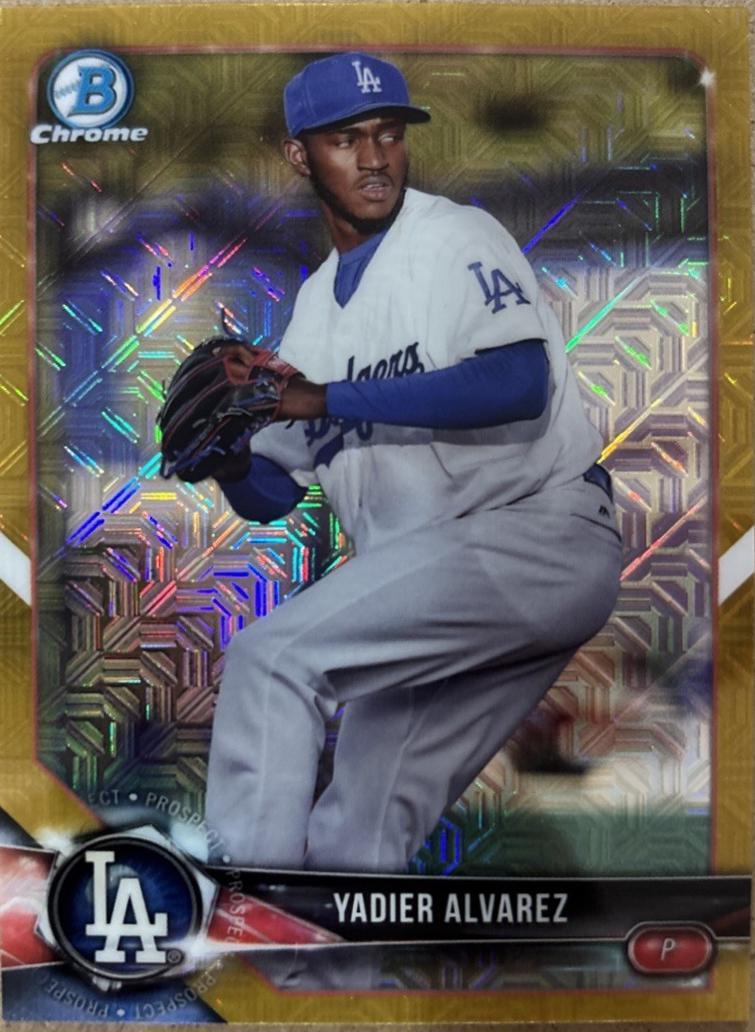 Yadier Alvarez [Gold Refractor] #BCP-22