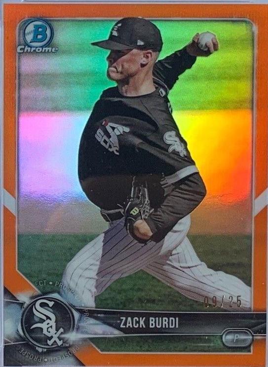 Zack Burdi [Orange Refractor] #BCP-224