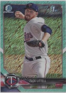 Zack Littell [Aqua Shimmer Refractor] #BCP-101