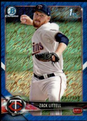 Zack Littell [Blue Shimmer Refractor] #BCP-101
