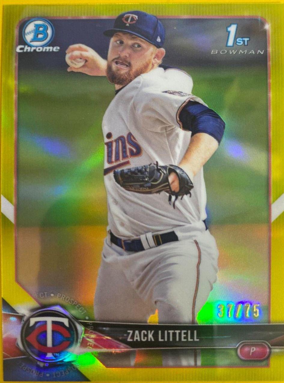 Zack Littell [Canary Yellow Refractor] #BCP-101