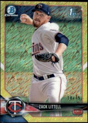 Zack Littell [Canary Yellow Shimmer Refractor] #BCP-101