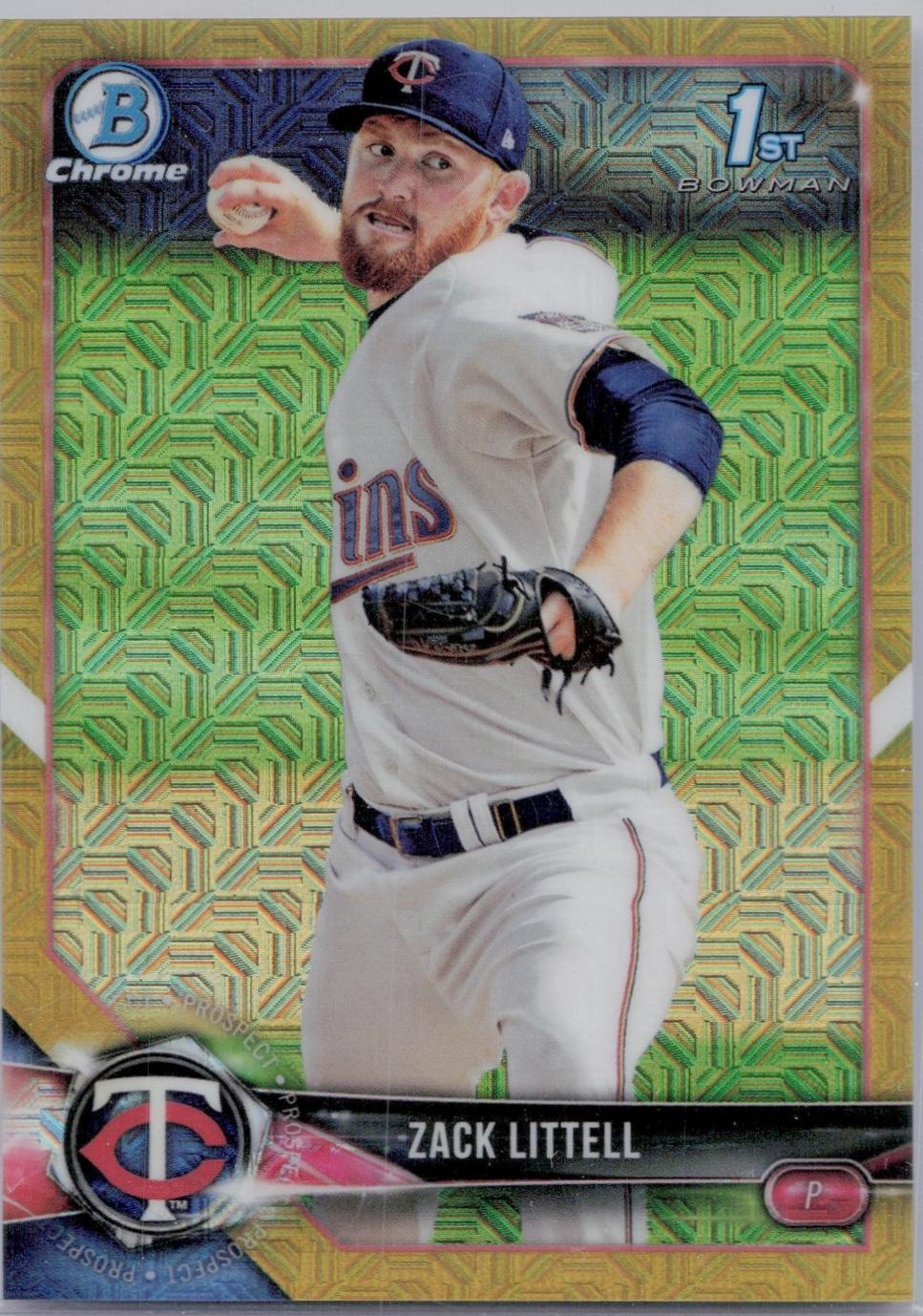 Zack Littell [Gold Refractor] #BCP-101
