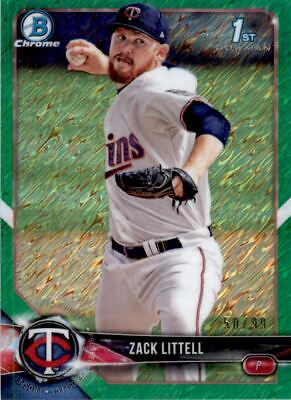 Zack Littell [Green Shimmer Refractor] #BCP-101