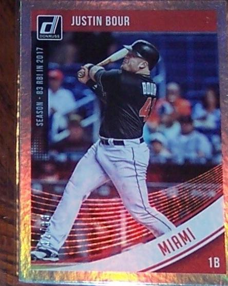 Justin Bour [Season Stat Line] #131