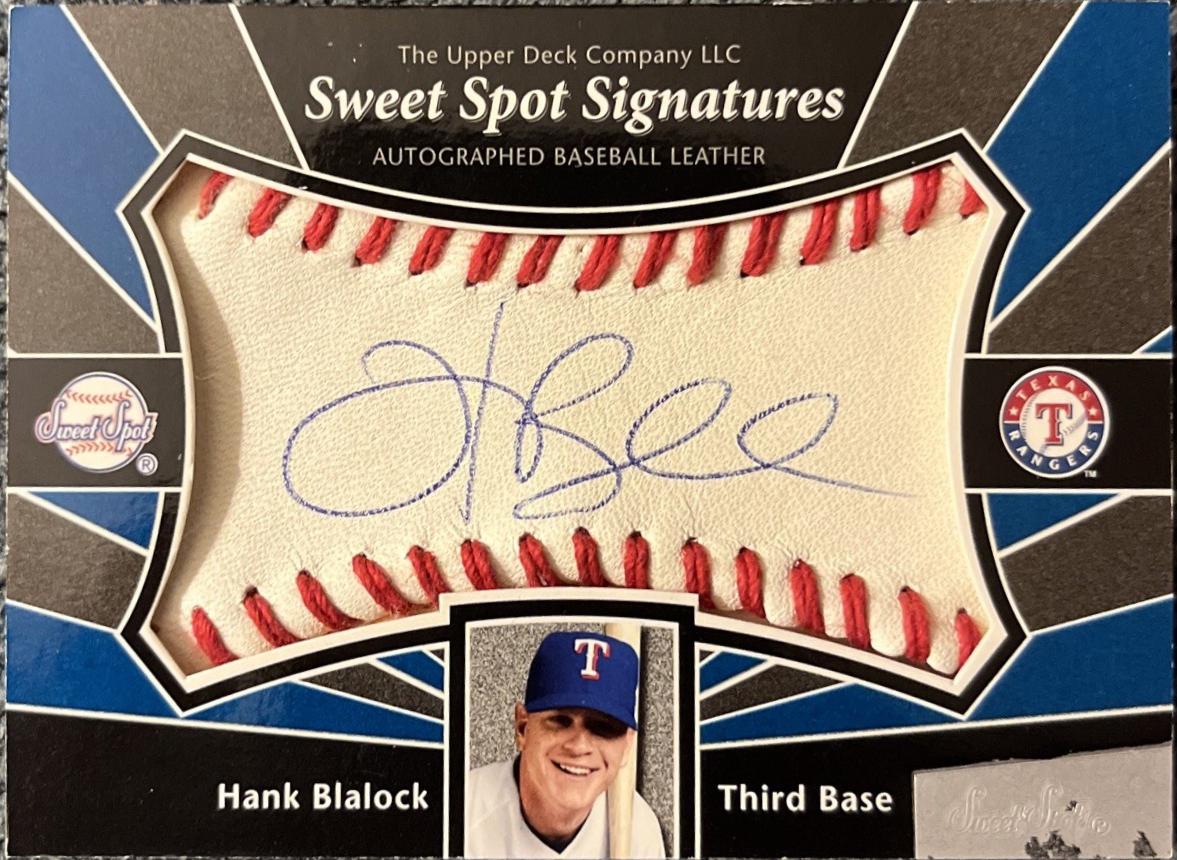 Hank Blalock #SS-HB