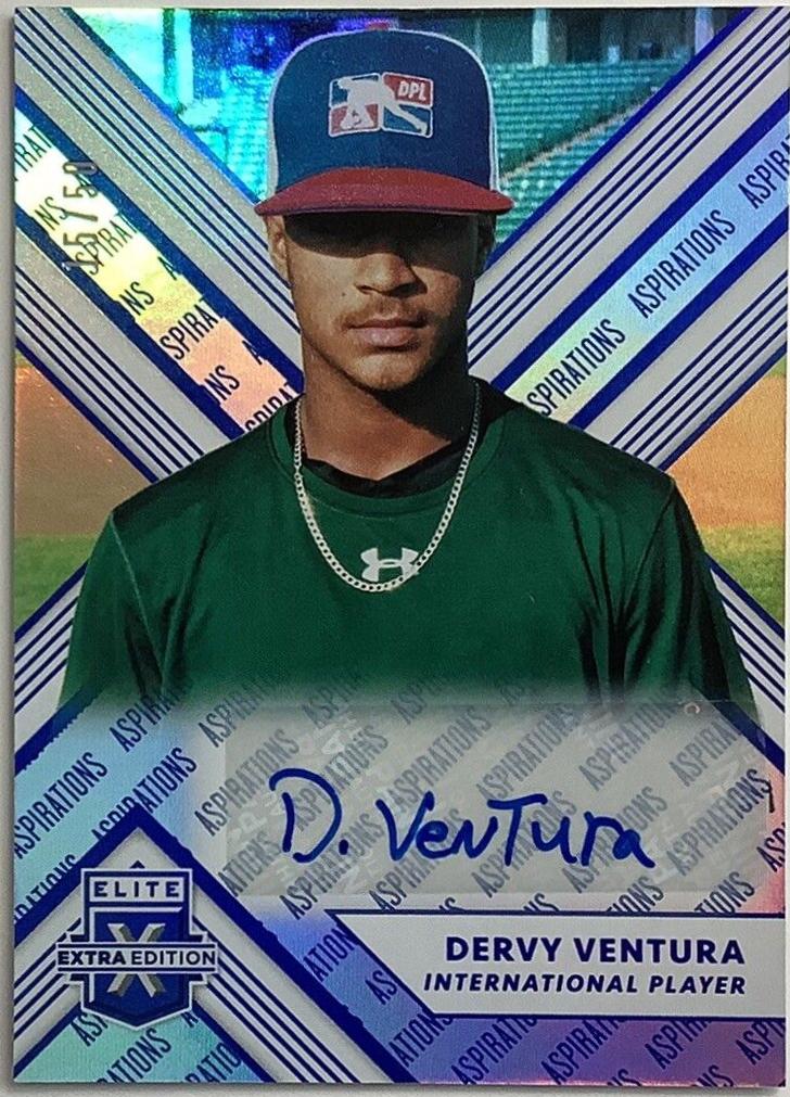 Dervy Ventura [Autograph Aspirations Blue] #196