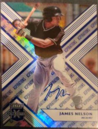 James Nelson [Autograph Aspirations Blue] #95