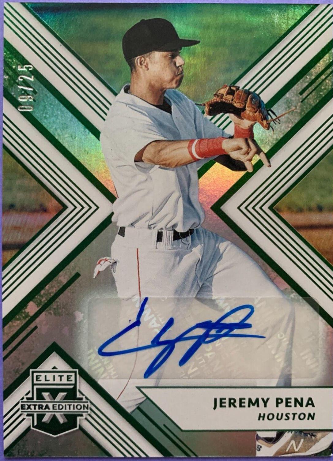 Jeremy Pena [Autograph Emerald] #143
