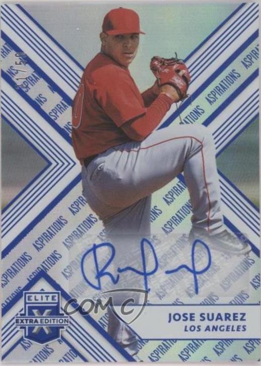 Jose Suarez [Autograph Aspirations Blue] #122