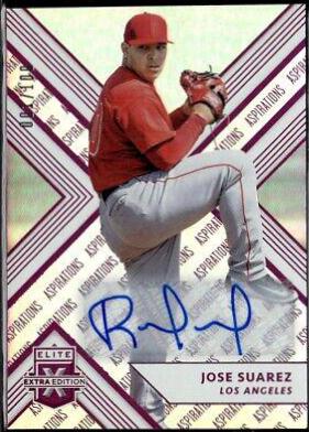 Jose Suarez [Autograph Aspirations Purple] #122