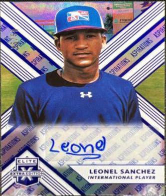 Leonel Sanchez [Autograph Aspirations Blue] #174