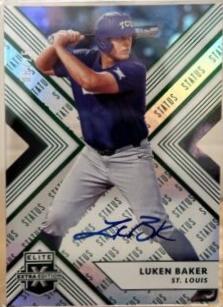 Luken Baker [Autograph Status Die Cut Emerald] #74