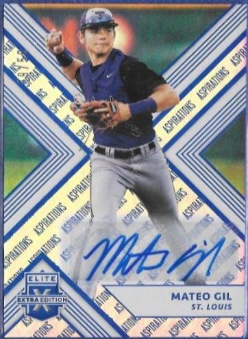 Mateo Gil [Autograph Aspirations Blue] #107