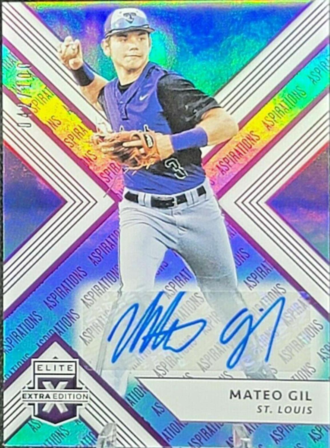 Mateo Gil [Autograph Aspirations Purple] #107