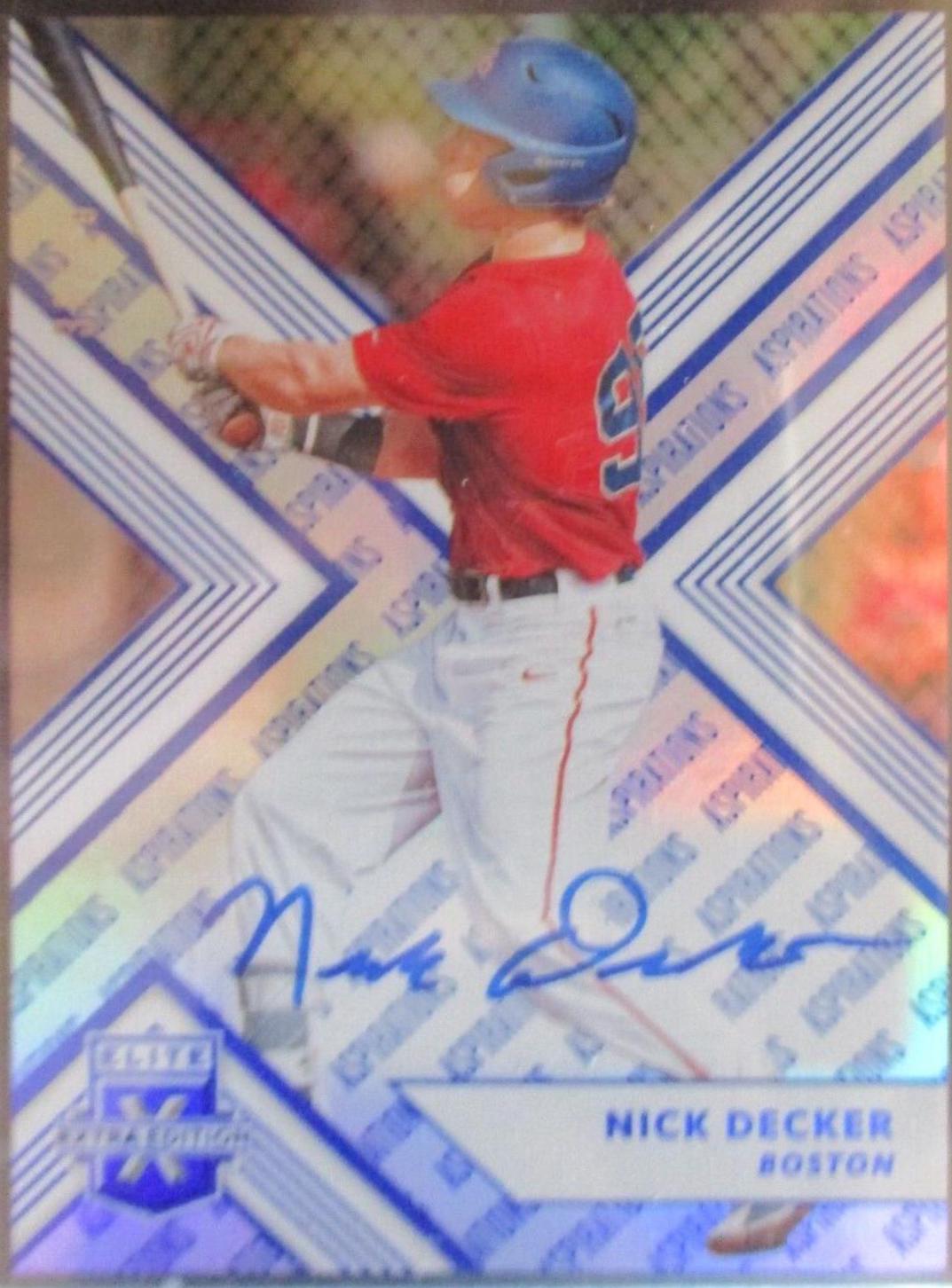 Nick Decker [Autograph Aspirations Blue] #63