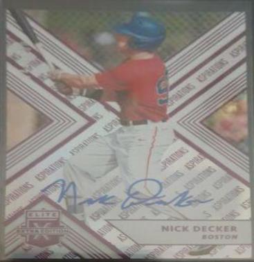Nick Decker [Autograph Aspirations Purple] #63