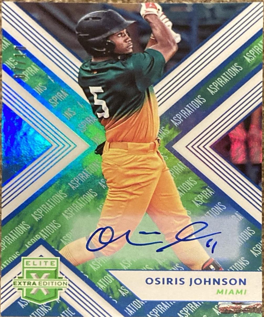 Osiris Johnson [Autograph Aspirations Tie Dye] #52