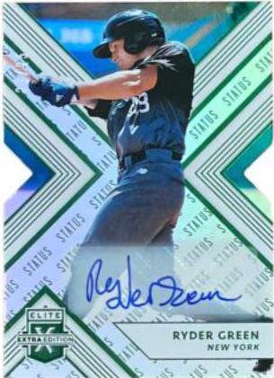Ryder Green [Autograph Status Die Cut Emerald] #140